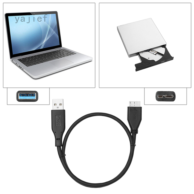 Dây Cáp Truyền Dữ Liệu Màu Đen Chuyển Đổi Đầu Usb 3.0 Sang Đầu Cắm Usb 3.0 Dài 45cm Chất Lượng Cao 2020