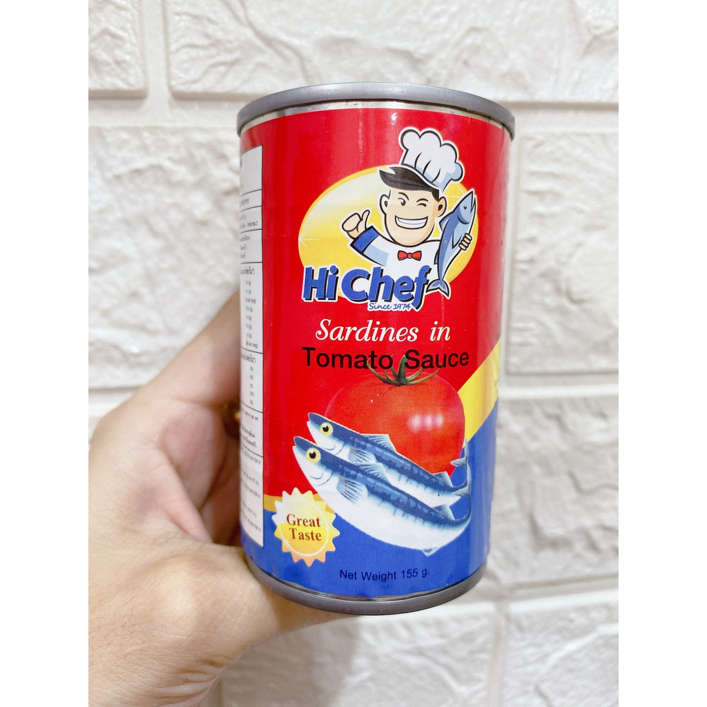 Cá mòi sốt cà Hi Chef 145g