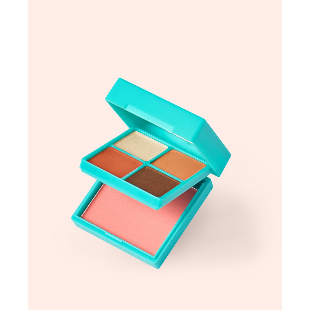 Bộ Màu Trang Điểm Mắt Và Má -VCN Eye Shadow & Blush Set 4g