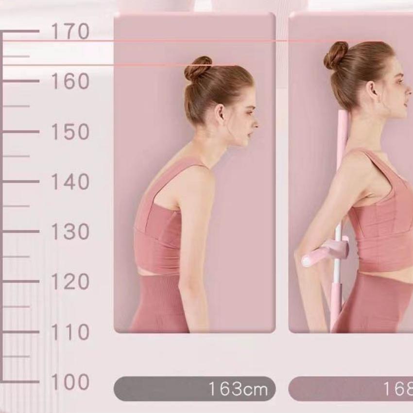 Gậy Tập Lưng, Vai, Chống Gù, Uốn Thẳng Lưng, Gậy Tập Yoga Gậy Chống Gù Lưng Tập Yoga Bằng Thép Không Gỉ