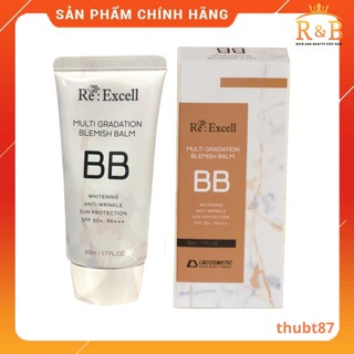 BB Cream Re:Excell Multi Gradation Blemish Balm Hàn Quốc, kem nền, kem lót, che khuyết điểm, chống nắng SPF50+/ PA+++