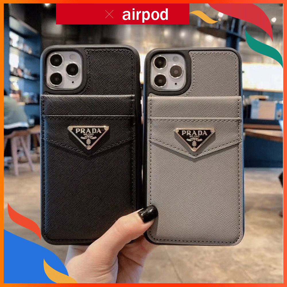 PRADA Ốp Lưng Mềm Cao Cấp Cho Iphone 12 Mini 11 Pro Max 7 / 7plus / X / Xr / Xs Max / Iphone 11 / 11 Pro 6 / 6s