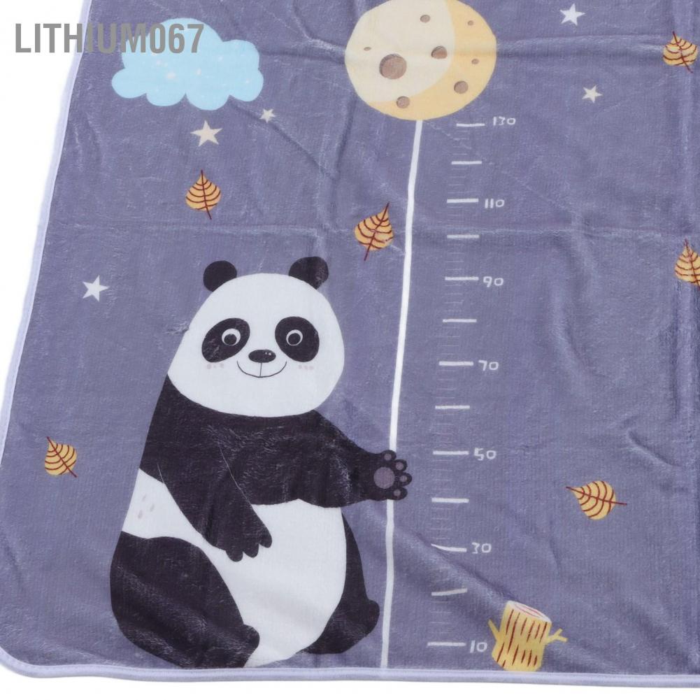 Lithium067 Mền cho bé hàng tháng hình gấu trúc Ghi lại sự phát triển của mềm để chụp ảnh