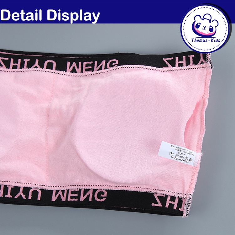 Áo Ngực Không Dây Thoáng Khí Có Thể Tháo Rời Cho Bé Gái 8-16 Tuổi