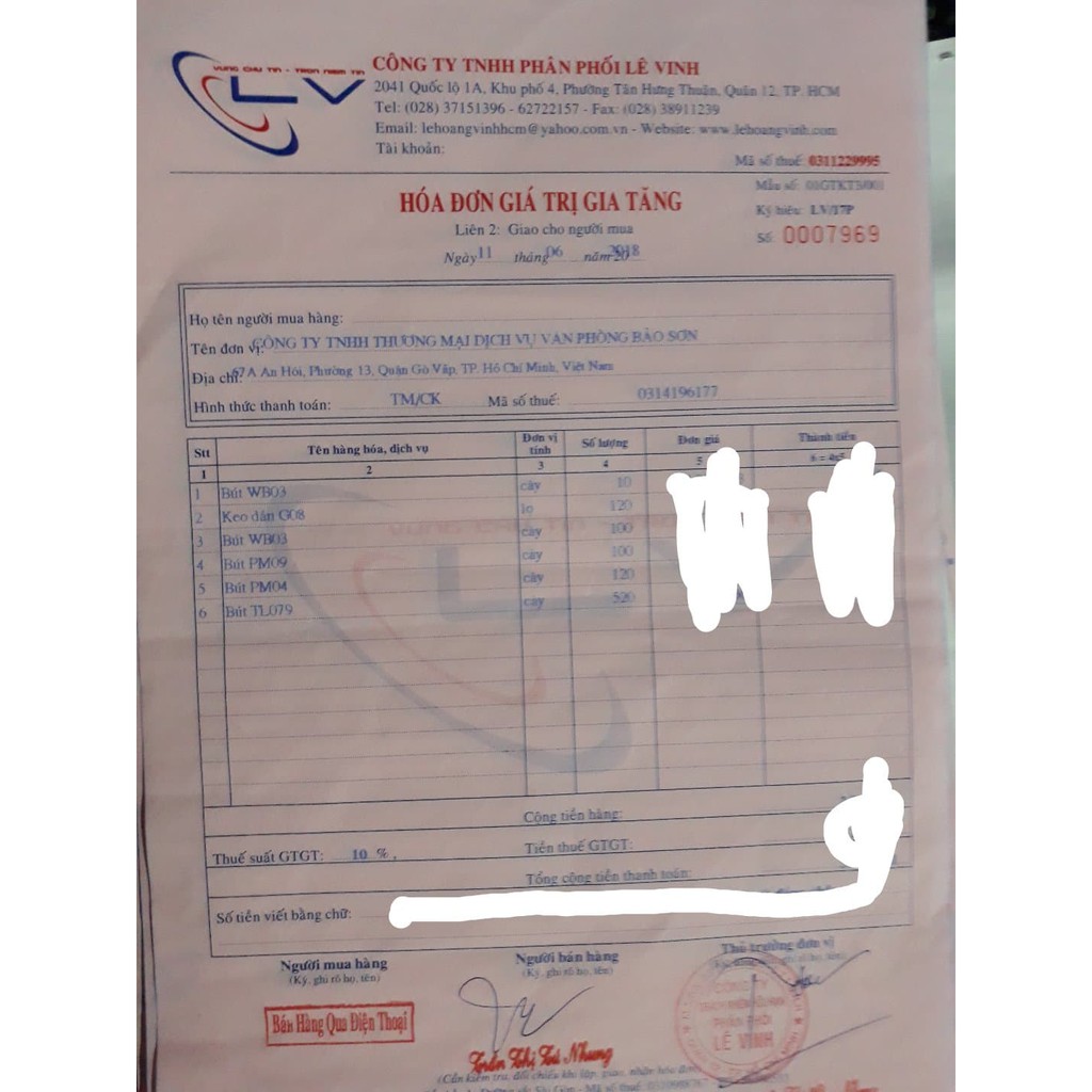 Bút bi Thiên Long 061 xanh