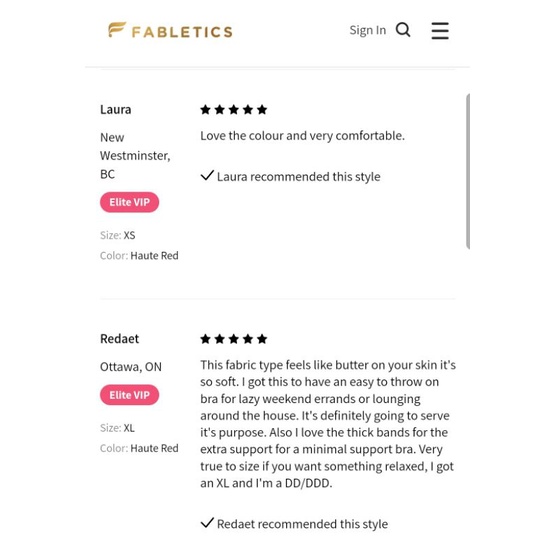 Áo sport bra đỏ xanh Fabletics Lola BA2146856 tập gym yoga