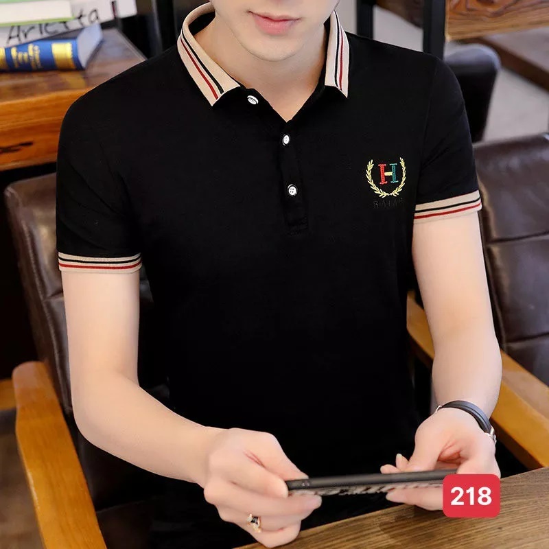 Áo Thun Nam Ngắn Tay Có Cổ  𝐅𝐑𝐄𝐄 𝐒𝐇𝐈𝐏  Áo Phông Nam Đẹp Vải Thun Co Giãn Thời Trang Hpfashion - ATNCT18