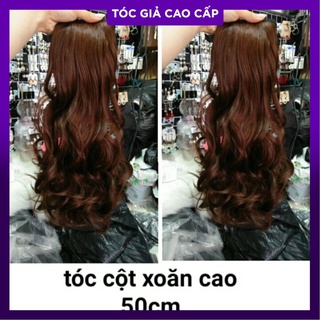 Tóc cột xoăn cao hình tự chụp