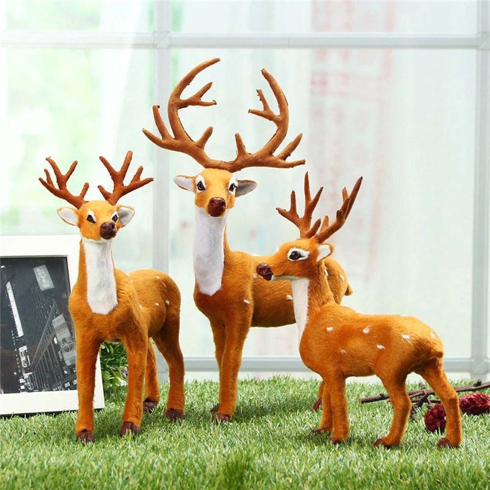 Đồ trang trí tuần lộc mini dễ thương trang trí giáng sinh sáng tạo