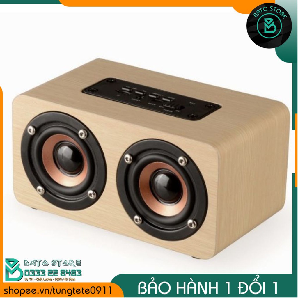 Loa Bluetooth Gỗ Công Suất 10W V5 Công nghệ HIFI Âm Chuẩn, Bass Cực Mạnh