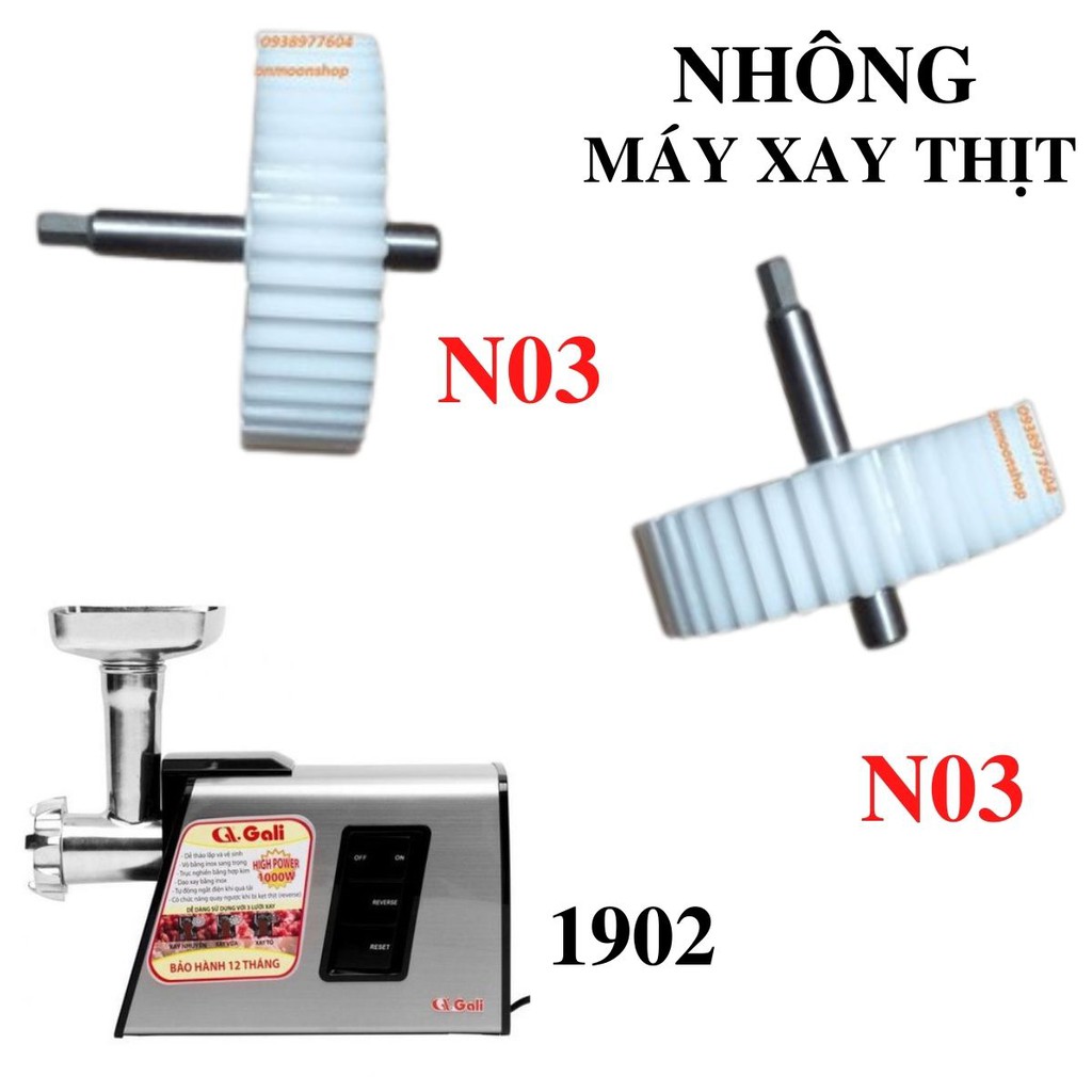 Nhông số 3 máy xay thịt công nghiệp 1902