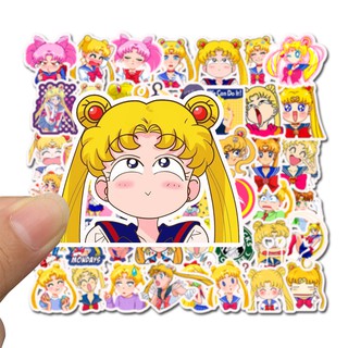 Set 50 Unique Sailor Moon Decorative Stickers