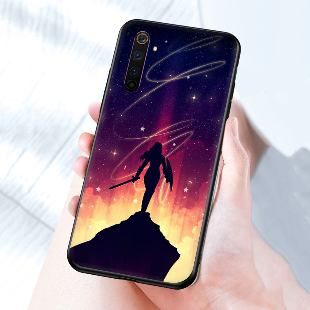 Ốp Điện Thoại Tpu Mềm Chống Rơi Họa Tiết Wonder Woman Cho Realme Xt X2 K5 X3 7 4g 7i C17 7 Pro 4g