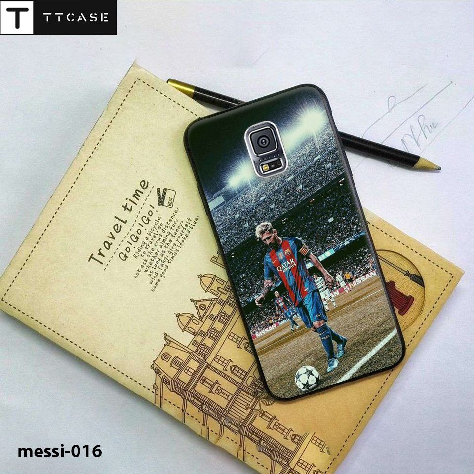 [ SALE 30% ]  Ốp lưng dẻo viền đen cho các dòng Samsung S5 in hình Messi cực đẹp