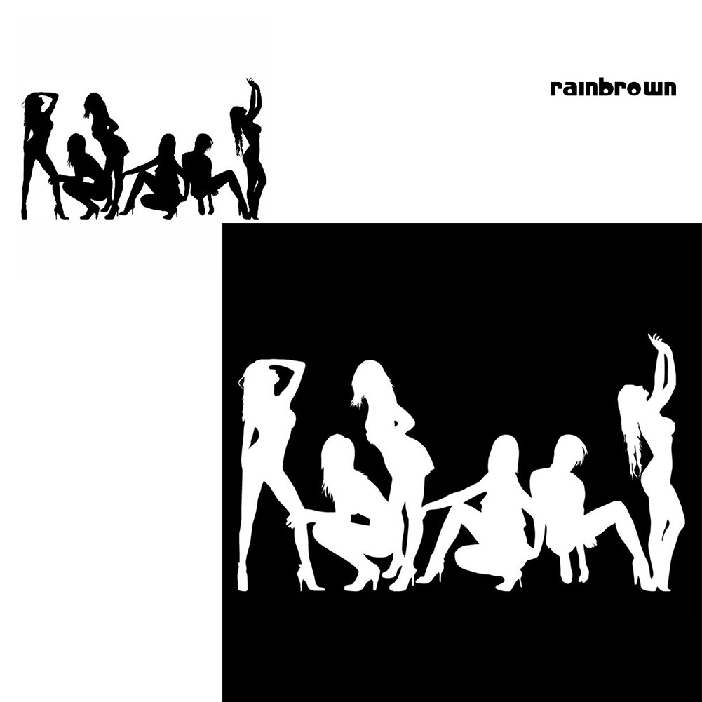 Hình dán xe hơi hình cô gái gợi cảm vui nhộn