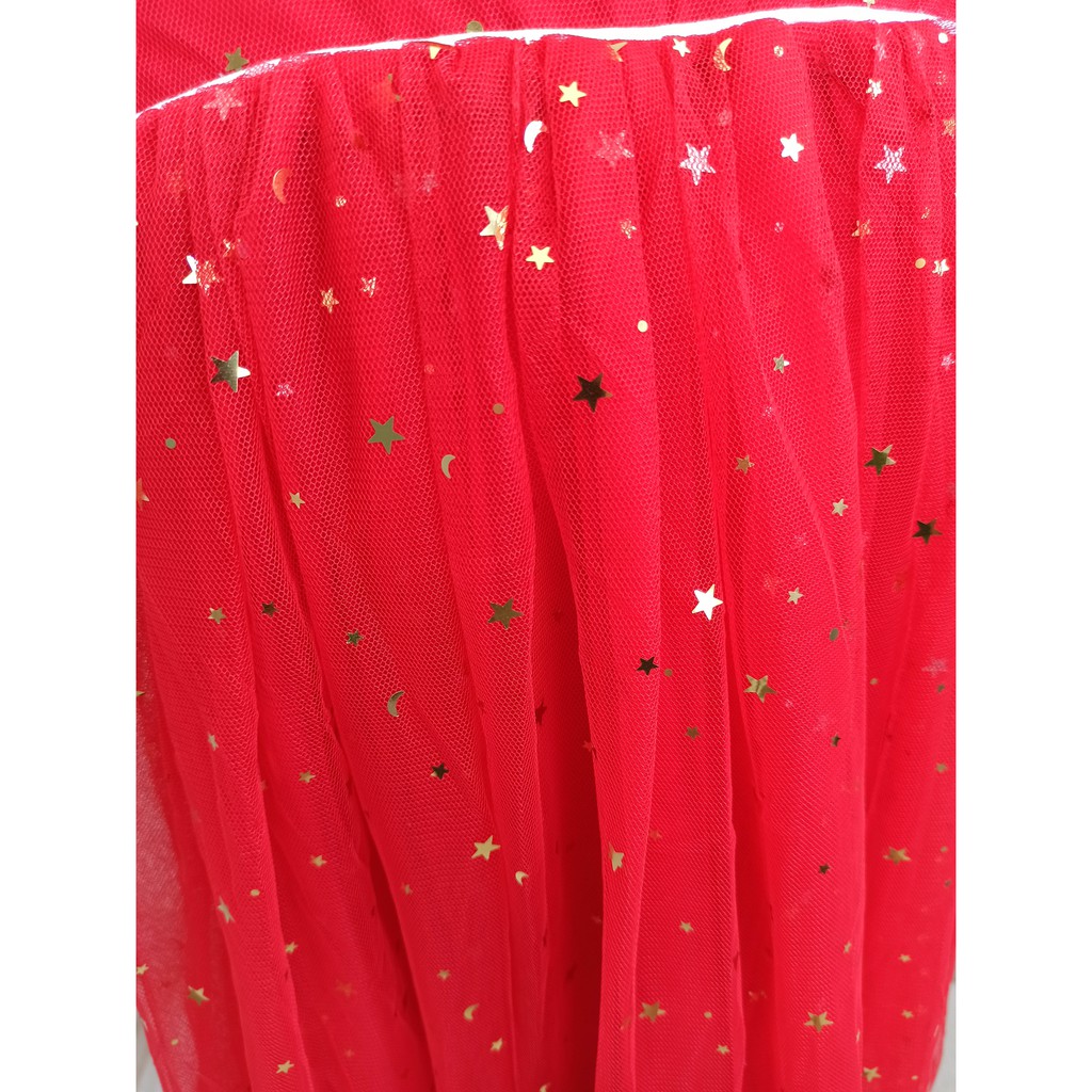 Váy đầm bé gái Sofia Candy ren đỏ