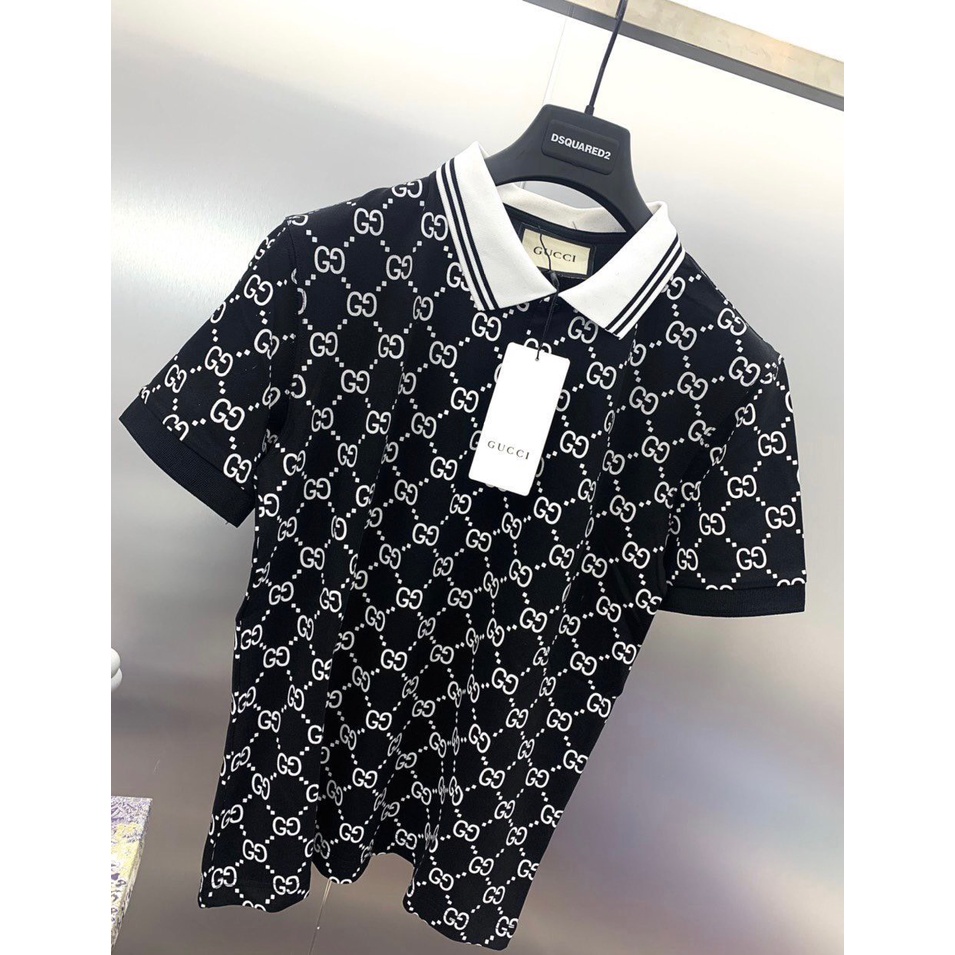 Áo Thun Nam Polo GG xích Trẻ Trung Thời Trang 1982