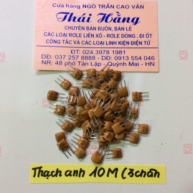 Thạch anh 10 M /3 chân giá cho 20 chiếc