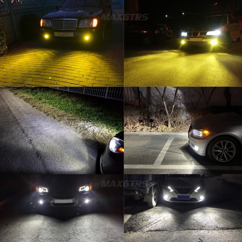 Bộ 2 Bóng Đèn led H3 80w DC 12V-24V 6500K/3000K Ánh Sáng Trắng Cho Ô Tô