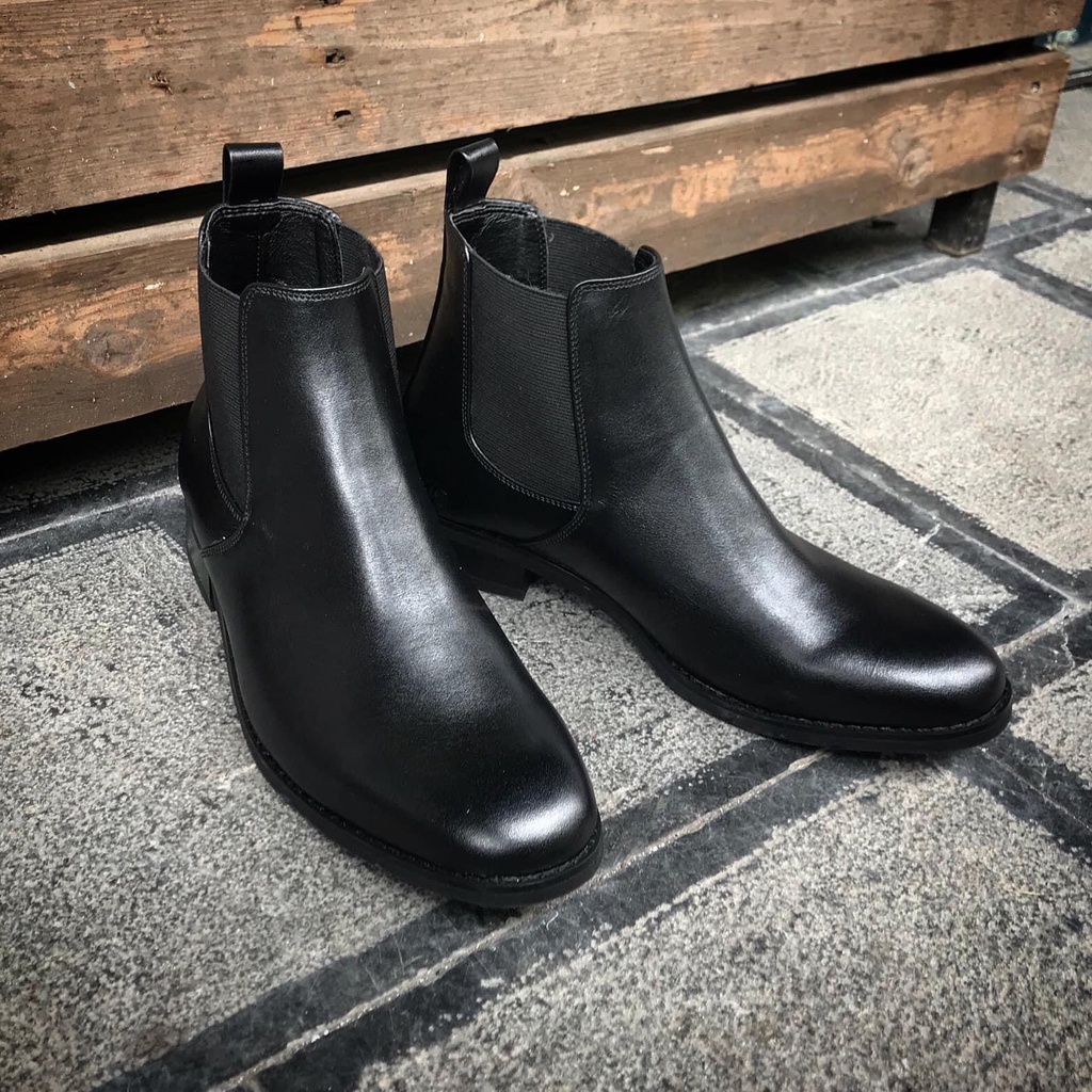 Giày Da Nam Công Sở Chelsea boots Tăng Chiều Cao