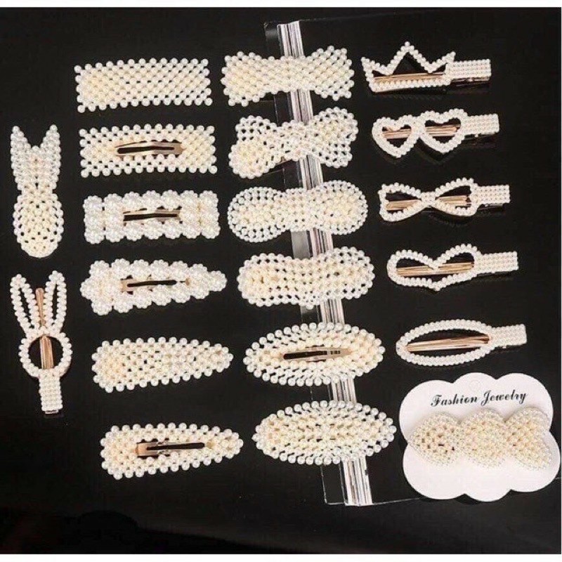 Sét kẹp tóc 20 chi tiết đủ mẫu y hình