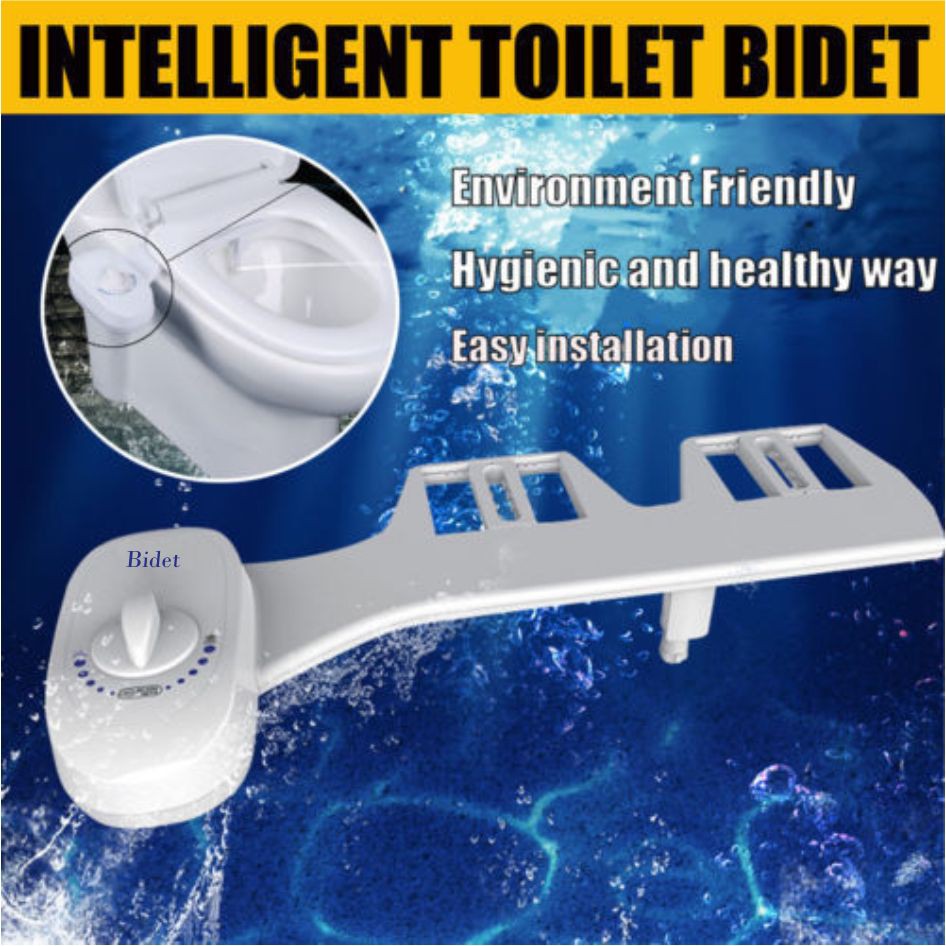 (Hai vòi phun) Thiết bị xịt rửa vệ sinh thông minh Bidet hiện đại giá phù hợp với mọi gia đình.