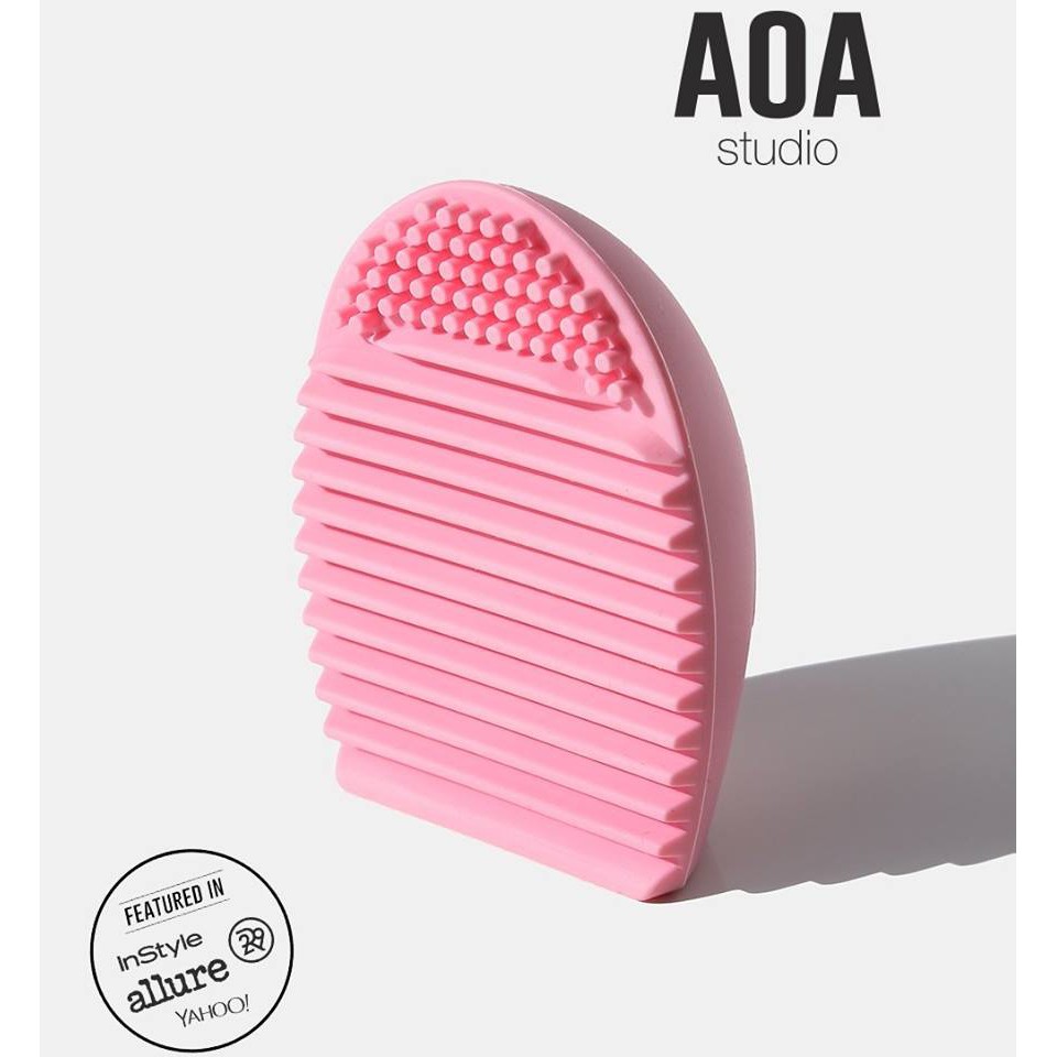 Pad giặt cọ AOA Brush Cleaning Egg - Baby Pink