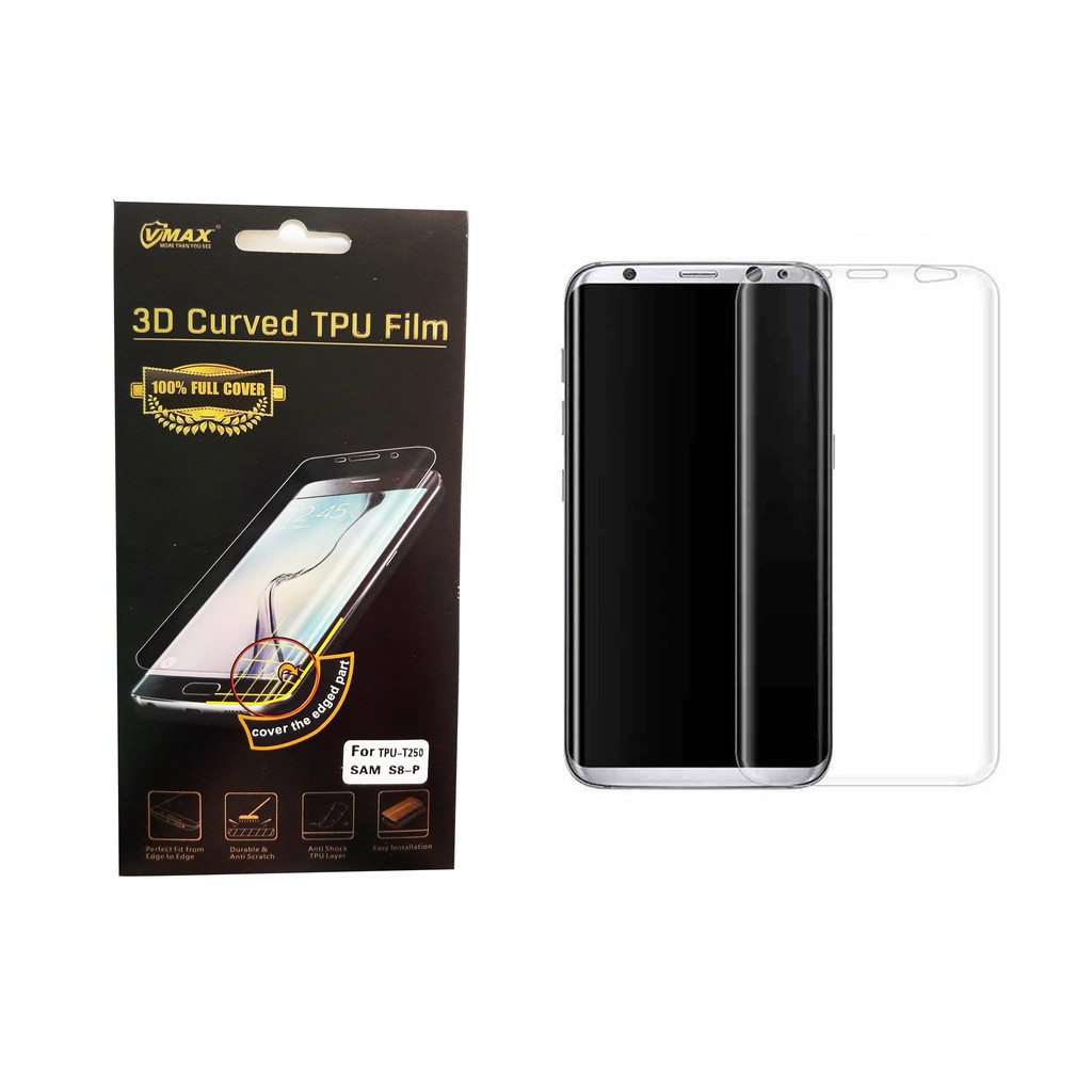 Miếng dán full màn hình Samsung Galaxy S8 Vmax