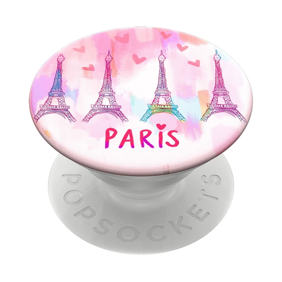 Giá đỡ điện thoại thông minh Popsockets Paris Love OW - Hàng Chính Hãng