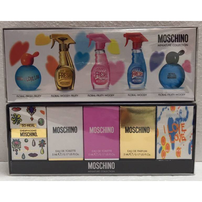Set nước hoa Moschino mini 5 chai | Thế Giới Skin Care