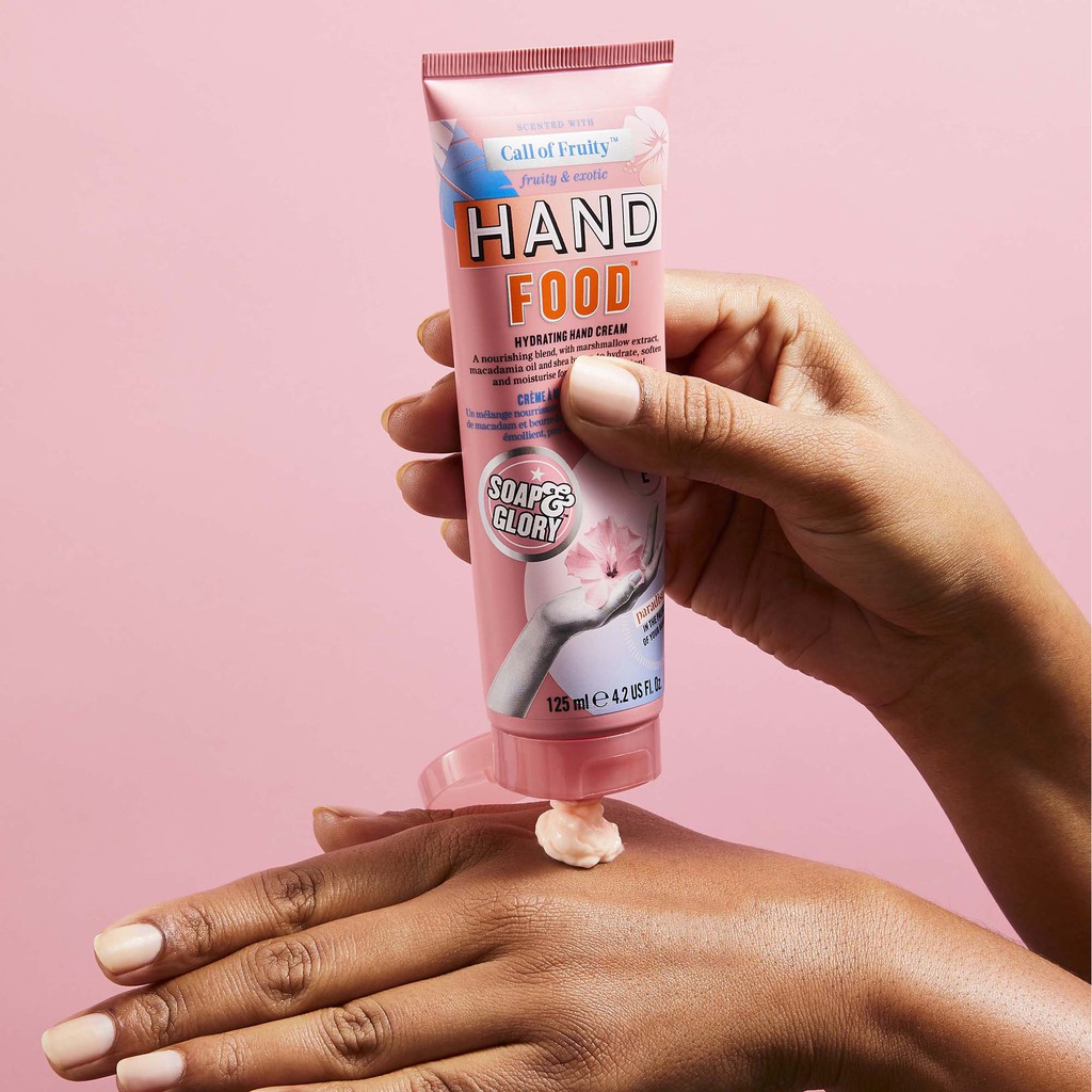 Bộ quà tặng dưỡng tay và móng Soap &amp; Glory Gloriously Hands-Sum 5 món Kem dưỡng ẩm da tay Soap And Glory Hand Food 125ml