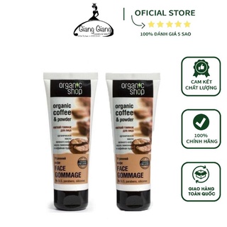 Tẩy tế bào chết cà phê organic coffee & powder face 75ml