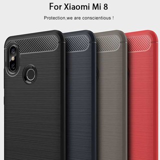 Ốp điện thoại silicone mềm chống sốc thời trang thích hợp cho Xiaomi Mi 8 Case Xiaomi Mi 8 Mi8 Se 6.21"