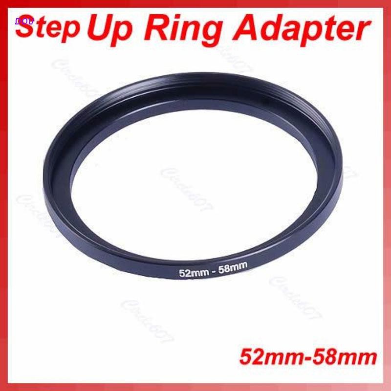 Vòng Lọc Chuyển Đổi Ống Kính Máy Ảnh Step Up 52mm Sang 58mm Bằng Kim Loại