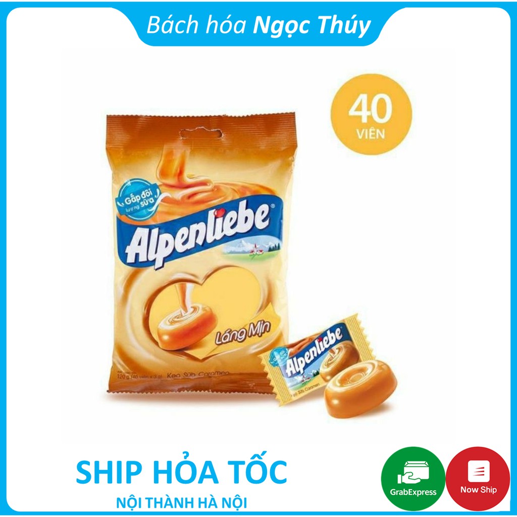 Kẹo Sữa Caramen Alpenliebe Gói 120g