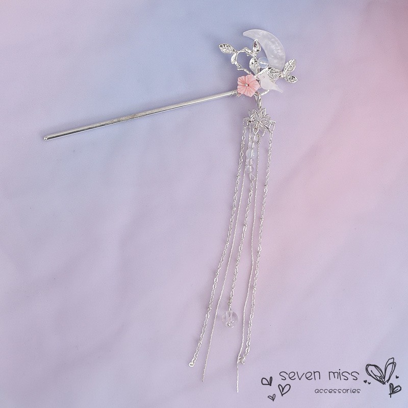 Trâm cài tóc tua rua phong cách Trung Hoa retro xinh xắn cho nữ