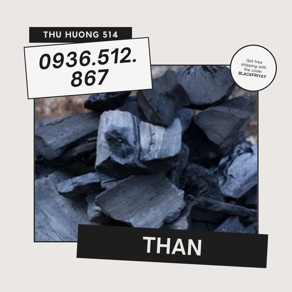 1KG Than Củi-Than Hoa Đã Qua Xử Lý-Giá Thể Trồng Lan-Nướng Thịt