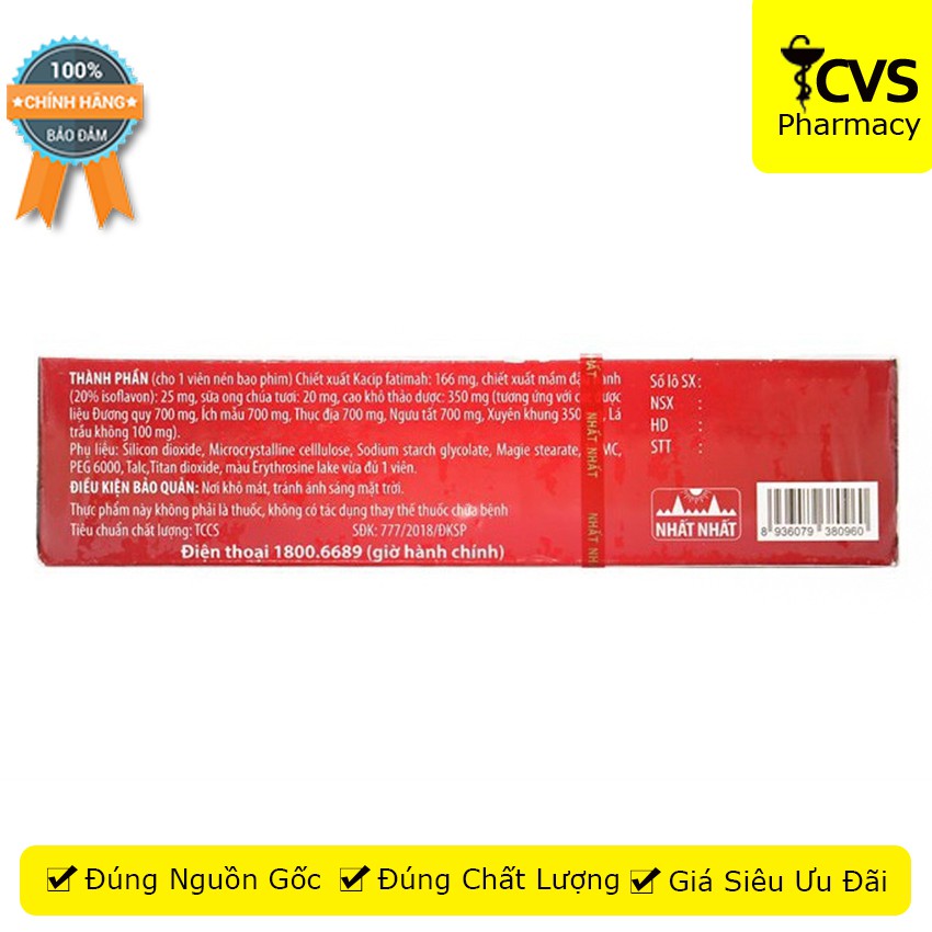 Tố Nữ Nhất Nhất - uống hỗ trợ cải thiện tiền mãn kinh - cvspharmacy