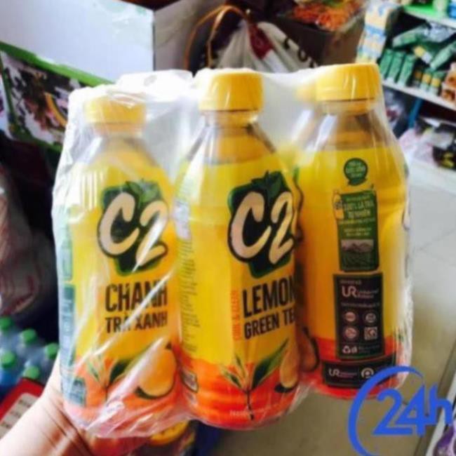 6 chai C2- Trà chanh xanh