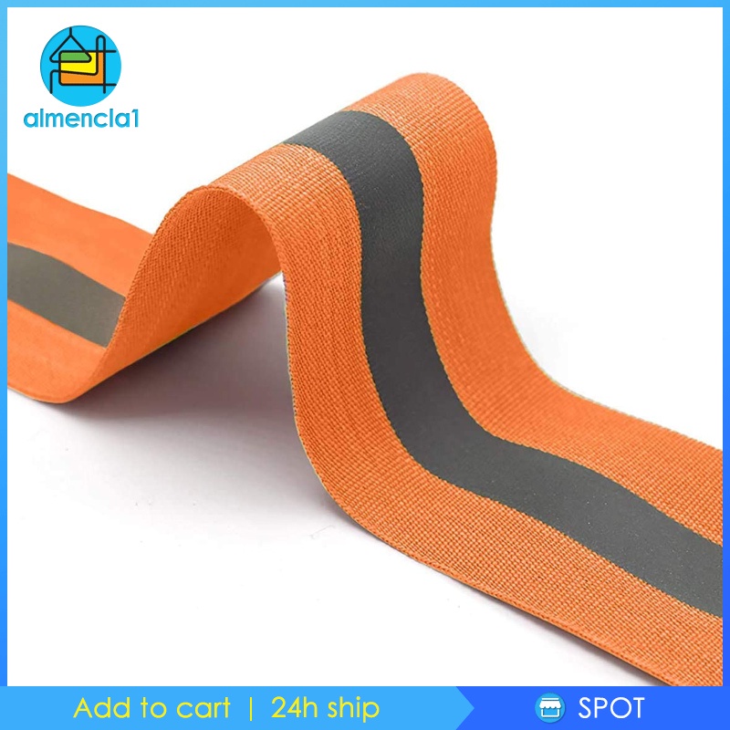 [ALMENCLA1] 1'' High Intensity Premium Reflective Tape Adhesive High Visibility Conspicuity Tape Outdoor Safety Outdoor Sports Clothes Tool