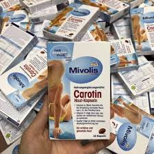 Viên uống chống nắng Carotin Mivolis  60v Đức