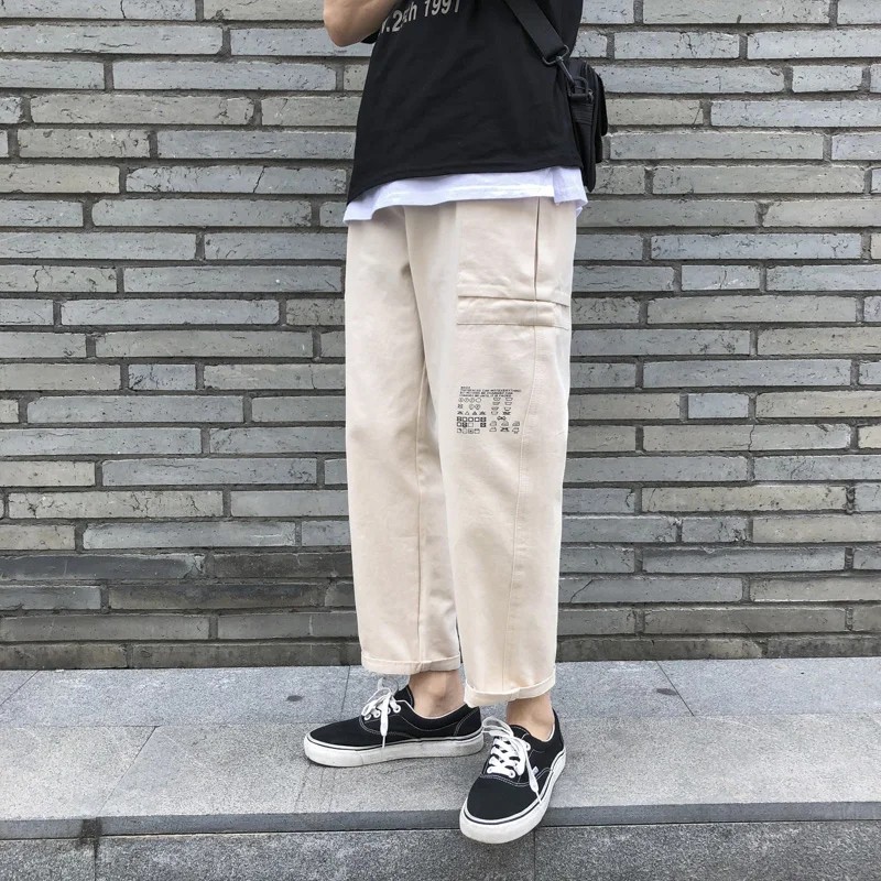 Quần Dài Ống Rộng Phong Cách Hàn Quốc Dành Cho Nam Size S-3Xl | BigBuy360 - bigbuy360.vn