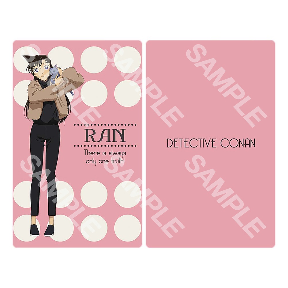Ảnh card bo góc in hình DETECTIVE CONAN ver CHÓ - Thám Tử Lừng Danh thẻ bo viền 5*8cm anime chibi sưu tập