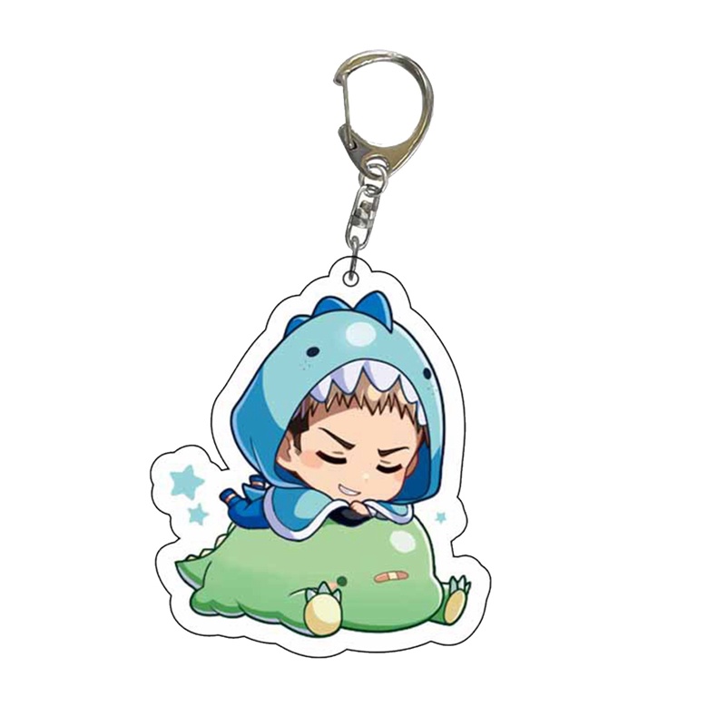 Móc Chìa Khóa Bằng Acrylic Hình Attack On Titan Eren Jaeger Mikasa.Ackerman