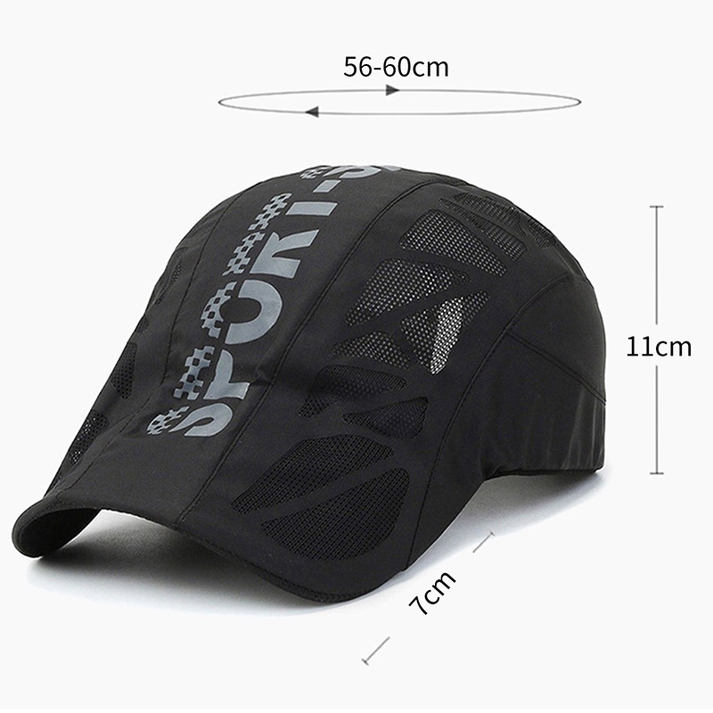 Nón Beret Phối Lưới Thoáng Khí Thời Trang Cho Bé Và Người Lớn
