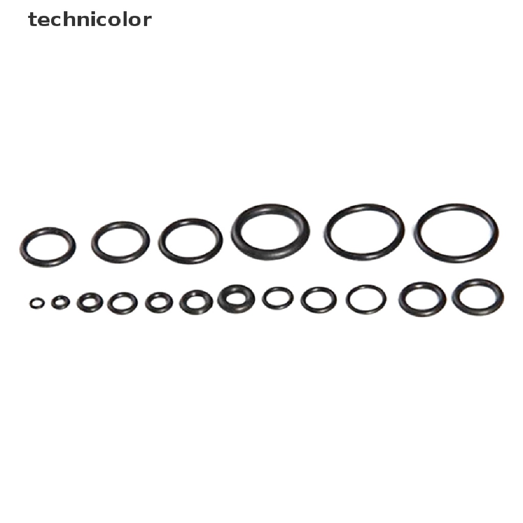 Set 225 Vòng Đệm Cao Su Hình Chữ O Màu Đen Cho Xe Hơi