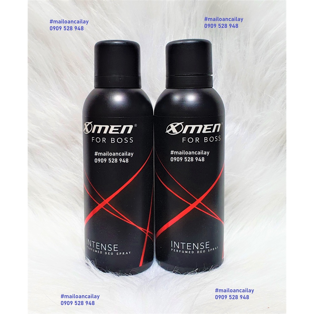 Xịt Khử Mùi Xmen For Boss  Sọc Đỏ 150ml