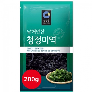 Lá rong biển khô daesang 200g dùng nấu canh rong biển