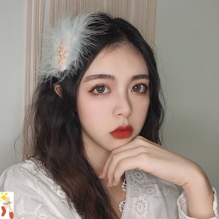 Kẹp tóc hình lông vũ đơn giản dễ thương