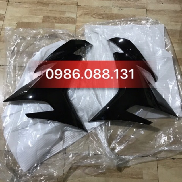 Combo 2 yếm trước ex150 đen bóng zin chính hãng
